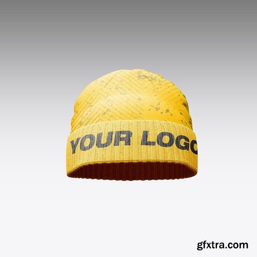 Winter Hat Mockup QDAG7JH