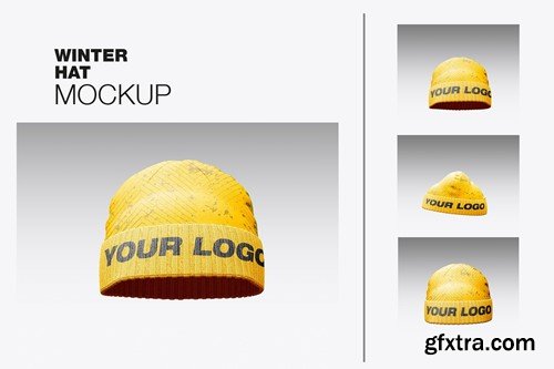 Winter Hat Mockup QDAG7JH