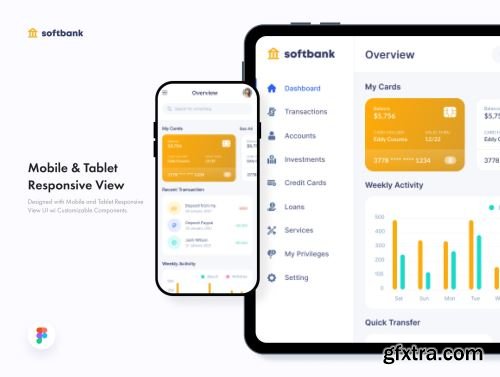 Soft Bank - Banking And Finance Dashboard Ui8.net