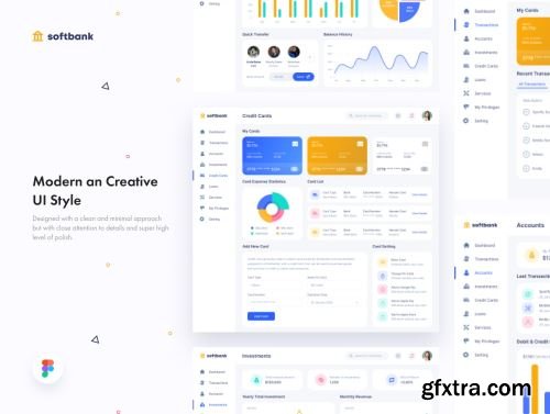 Soft Bank - Banking And Finance Dashboard Ui8.net