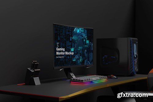 Gaming Monitor Mockup 6MPRY66