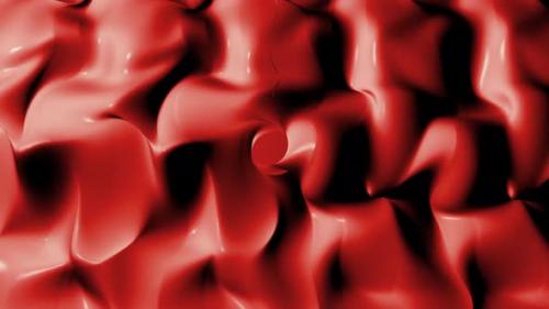 Videohive - Abstract wavy flowing liquid .Moving shape layer style with texture pattern glossy motion background - 48044568 - 48044568