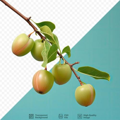 Premium PSD | Jujube fruit matures in the middle of summer Premium PSD