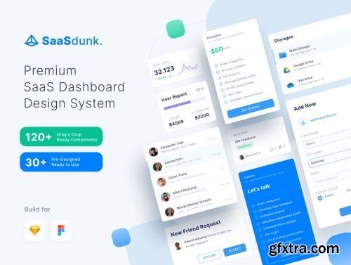 SaaSdunk - SaaS Dashboard UI Kit Ui8.net