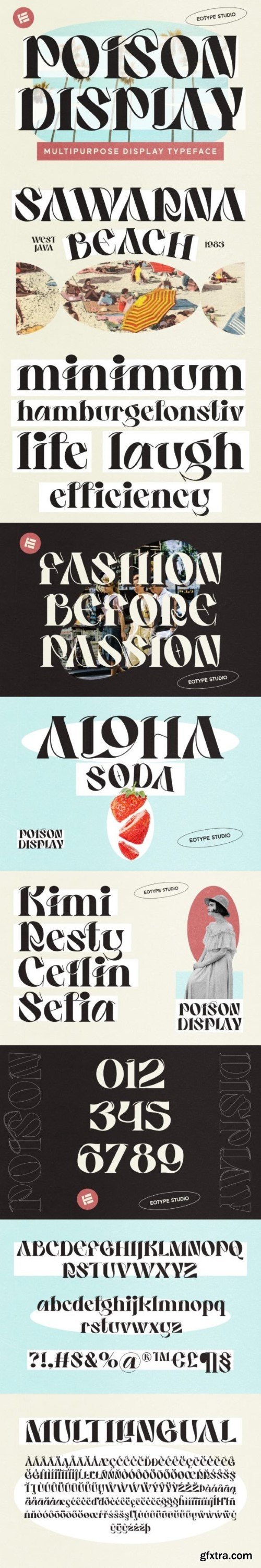 Poison Display Font