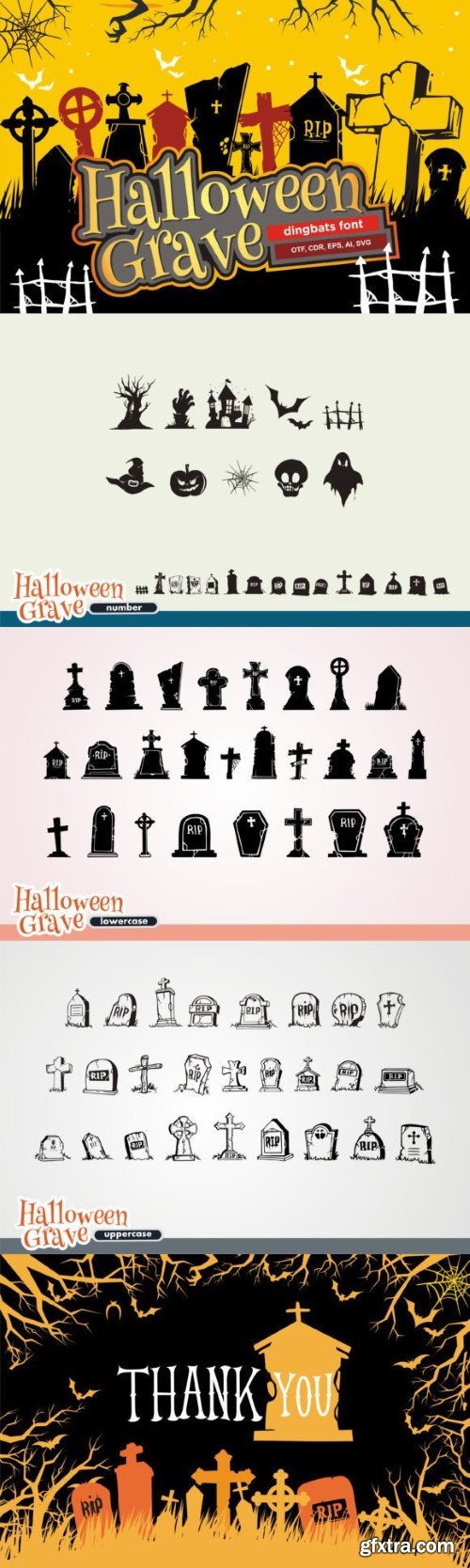 Halloween Grave Font