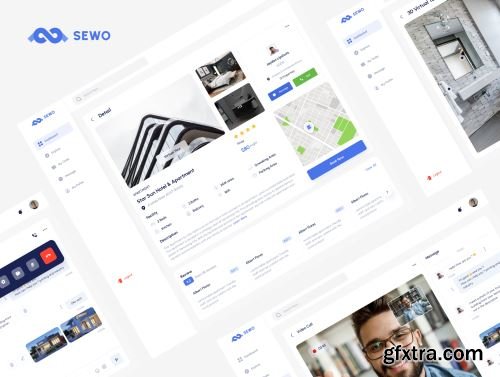 Sewo - Real Estate Dashboard UI Kit Ui8.net