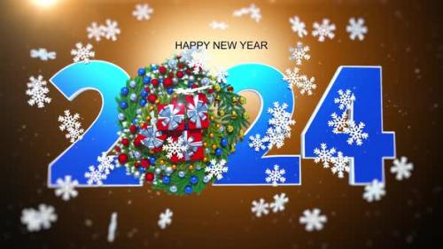 Videohive - Happy New Year Greeting Card 2024 V6 - 48046072 - 48046072