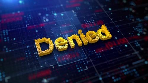 Videohive - Pixelated Word Denied - 48046076 - 48046076