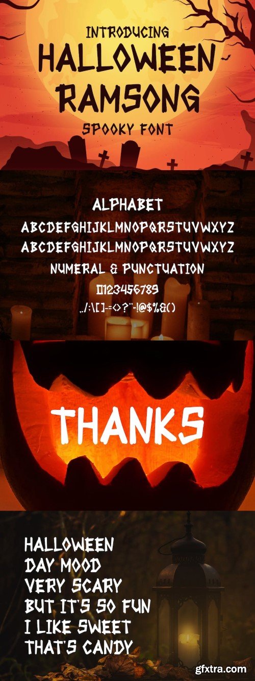 Halloween Ramsong - Spooky Font