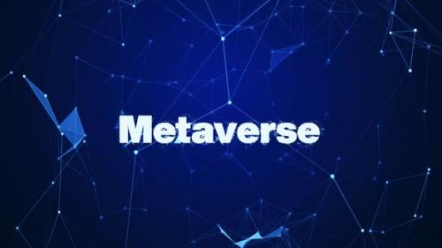 Videohive - Metaverse Plexus Text - 48046349 - 48046349