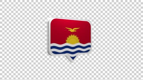 Videohive - Kiribati Flag Pin Icon - 48046356 - 48046356