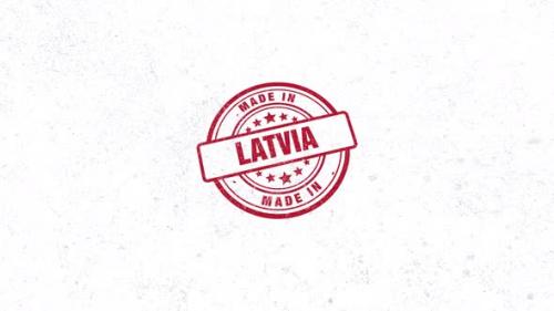 Videohive - Made In Latvia Rubber Stamp - 48046364 - 48046364