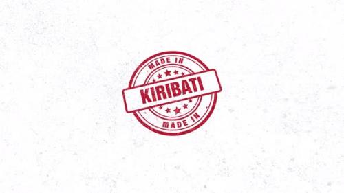 Videohive - Made In Kiribati Rubber Stamp - 48046365 - 48046365