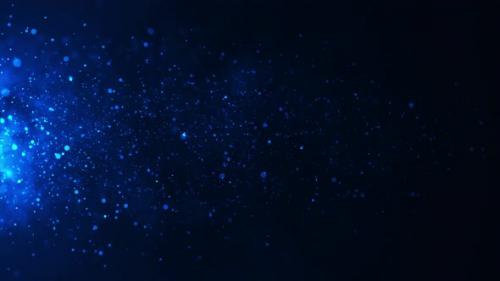 Videohive - Abstract Blue Particle Background - 48067471 - 48067471