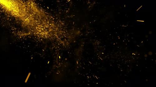 Videohive - Fire Particles Isolated On Black Background V4 - 48067556 - 48067556