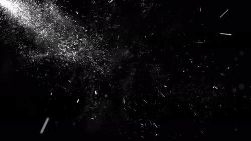 Videohive - Smoke Particles Isolated On Black Background V4 - 48068226 - 48068226