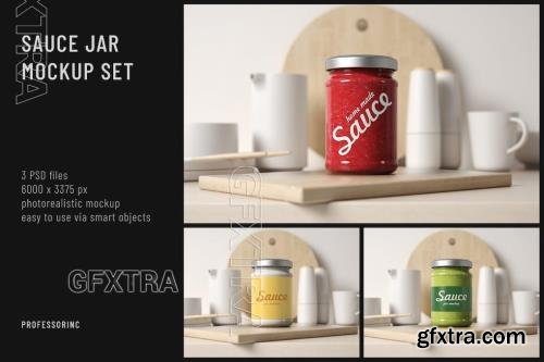 Sauce Jar Mockup Set SEJHA8J