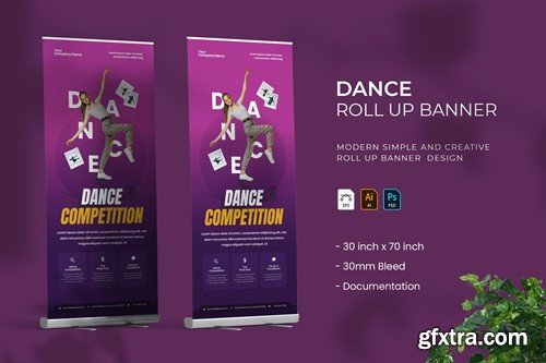 Dance - Roll Up Banner A9WMFA5