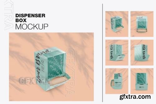 Stirrer Sticks Box Container Mockup 8DSUFYD