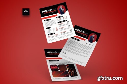 Simple Modern CV Resume Pack 003 J3L6XXN