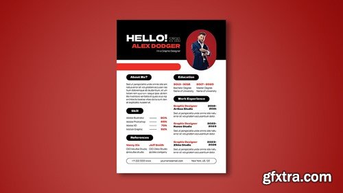 Simple Modern CV Resume Pack 003 J3L6XXN