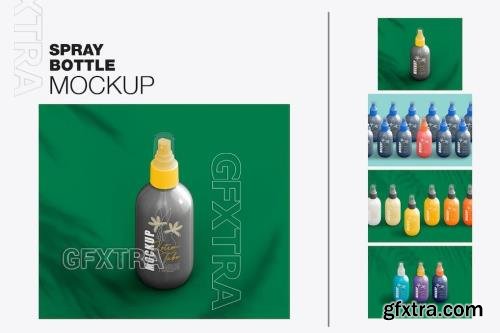 Matte Plastic Spray Bottle Mockup AHC6DK8