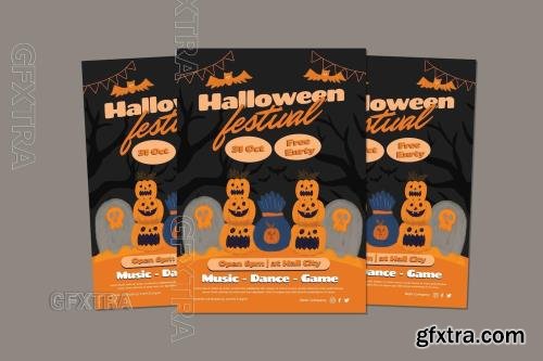 Halloween Festival Flyer 3P9C5DU