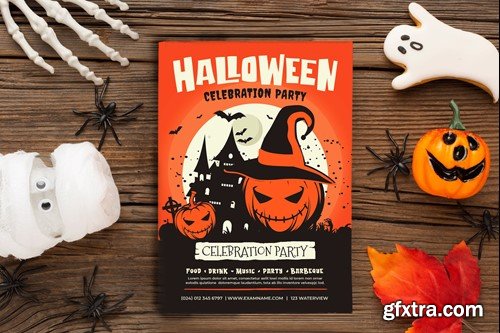 Halloween Flyer Template S7WT7MW