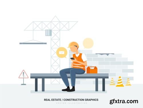 Pisces - Real Estate & Construction Vector Scenes Ui8.net