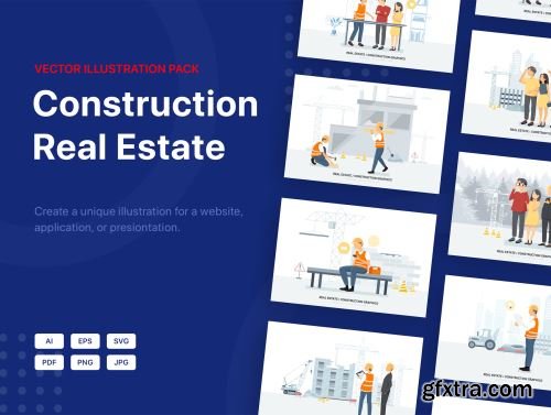 Pisces - Real Estate & Construction Vector Scenes Ui8.net