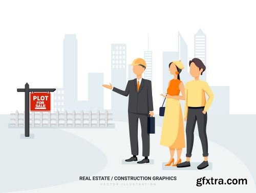 Pisces - Real Estate & Construction Vector Scenes Ui8.net