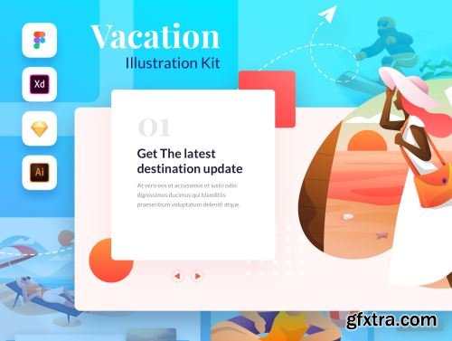 Plesir Illustration Kit Ui8.net