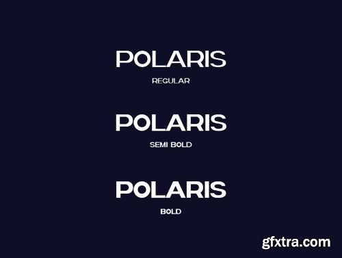 Polaris Futuristic Bold Typeface Ui8.net