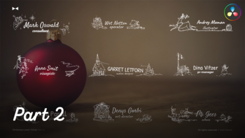 Videohive - Christmas Lower Thirds Part 02  DR - 47932864 - 47932864