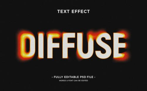 Premium PSD | Dissolved text effect Premium PSD