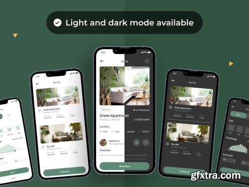 Romahku - Real Estate App UI Kit Ui8.net