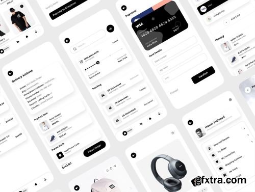 Rika - eCommerce Mobile App UI Kit Ui8.net