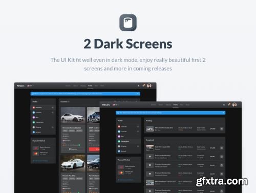 ReCars Website UI Kit Ui8.net