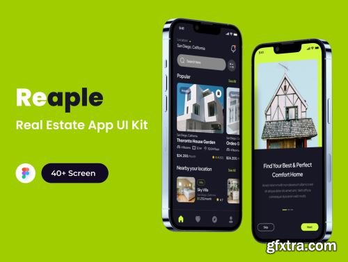 Reaple - Real Estate App UI Kit Ui8.net