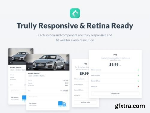 ReCars Website UI Kit Ui8.net