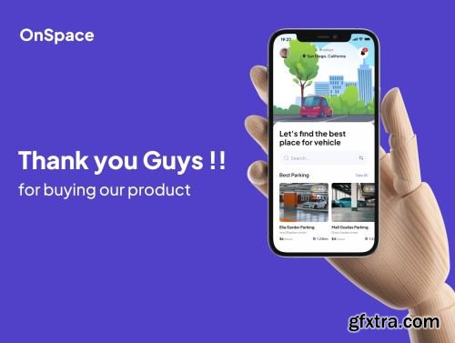 OneSpace - Parking Apps UI Kits Ui8.net