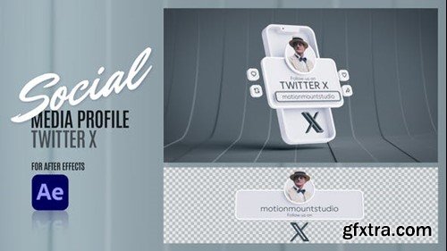 Videohive Social Media Profile - Twitter X 48268786