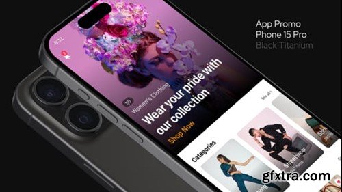 Videohive App Promo Phone 15 Pro 48240088