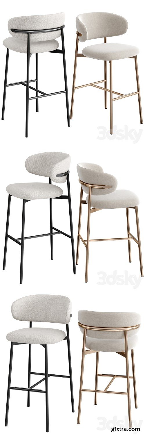 Oleandro stool by Calligaris