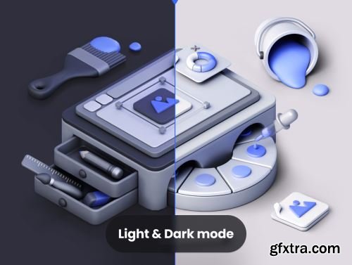 Nudge Vol.1 - Isometric Illustration Ui8.net