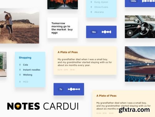 Notes UI Kit Ui8.net