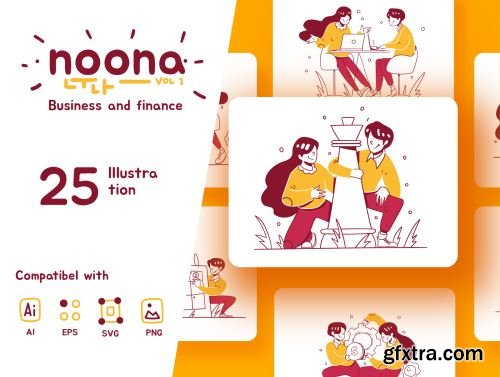 NOONA Vol. I Illustration Ui8.net