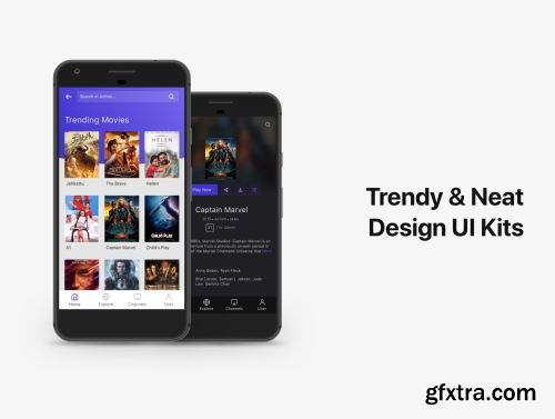 Nons - Movie Streaming App UI Kits Ui8.net