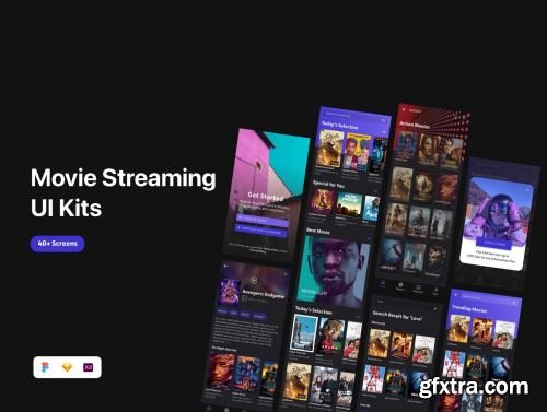 Nons - Movie Streaming App UI Kits Ui8.net